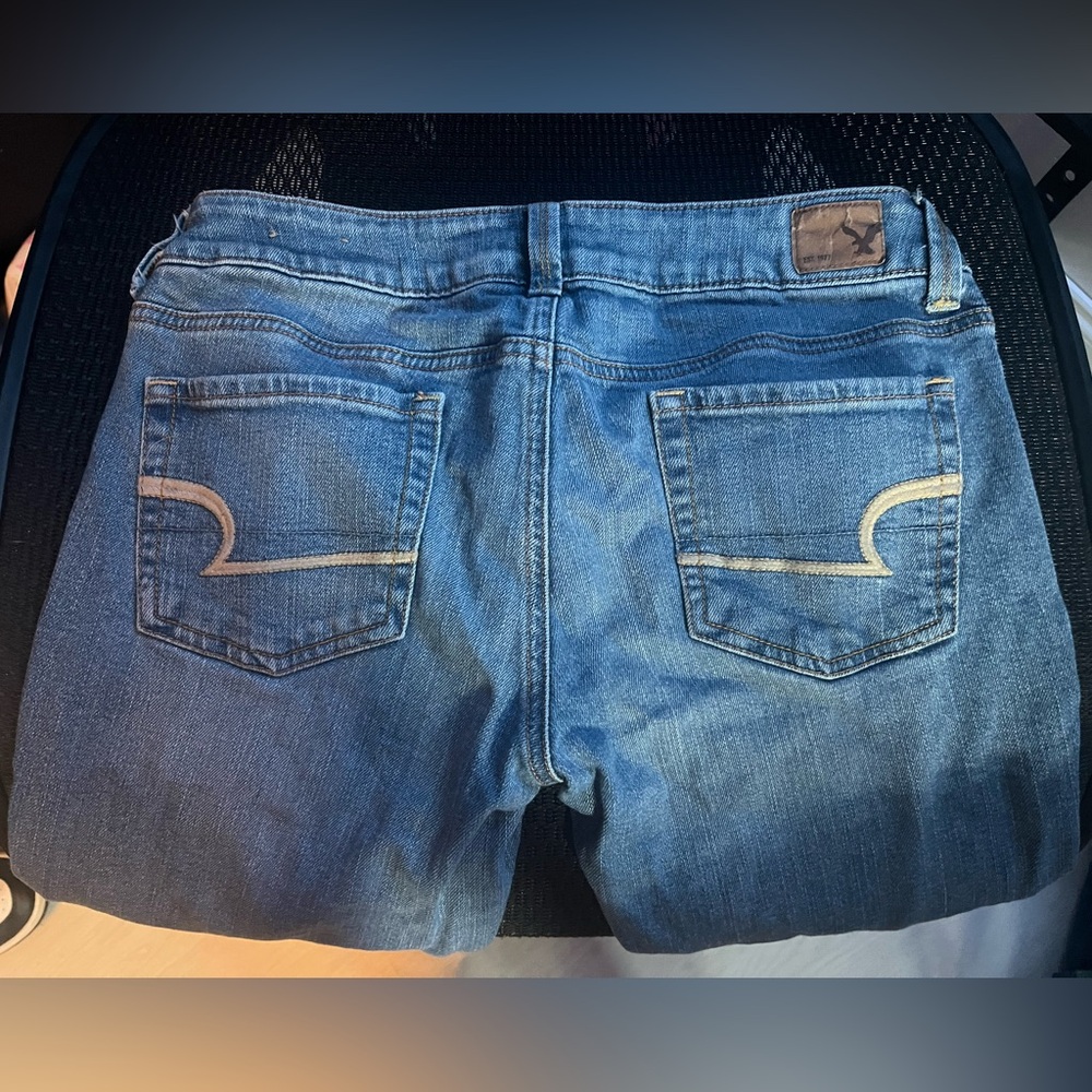Vintage Y2K American Eagle Outfitters Capri Jeans - Picture 3 of 4